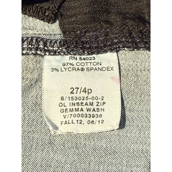 GAP 1969 Dark Wash Mid-Rise Legging Jean Skinny Denim Women's Size 27/4 P - Picture 12 of 15